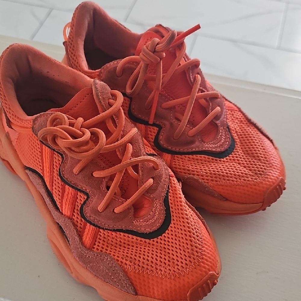 Adidas Kids Bright Orange Sneakers